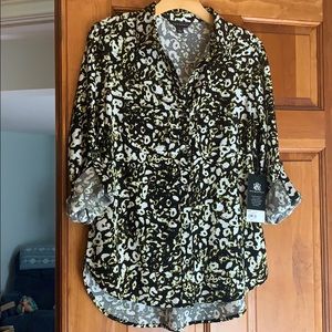 NWT Rock&Republic animal print tunic blouse